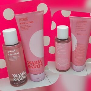 PINK Victoria's Secret Warm & Cozy Body Mist and Lotion